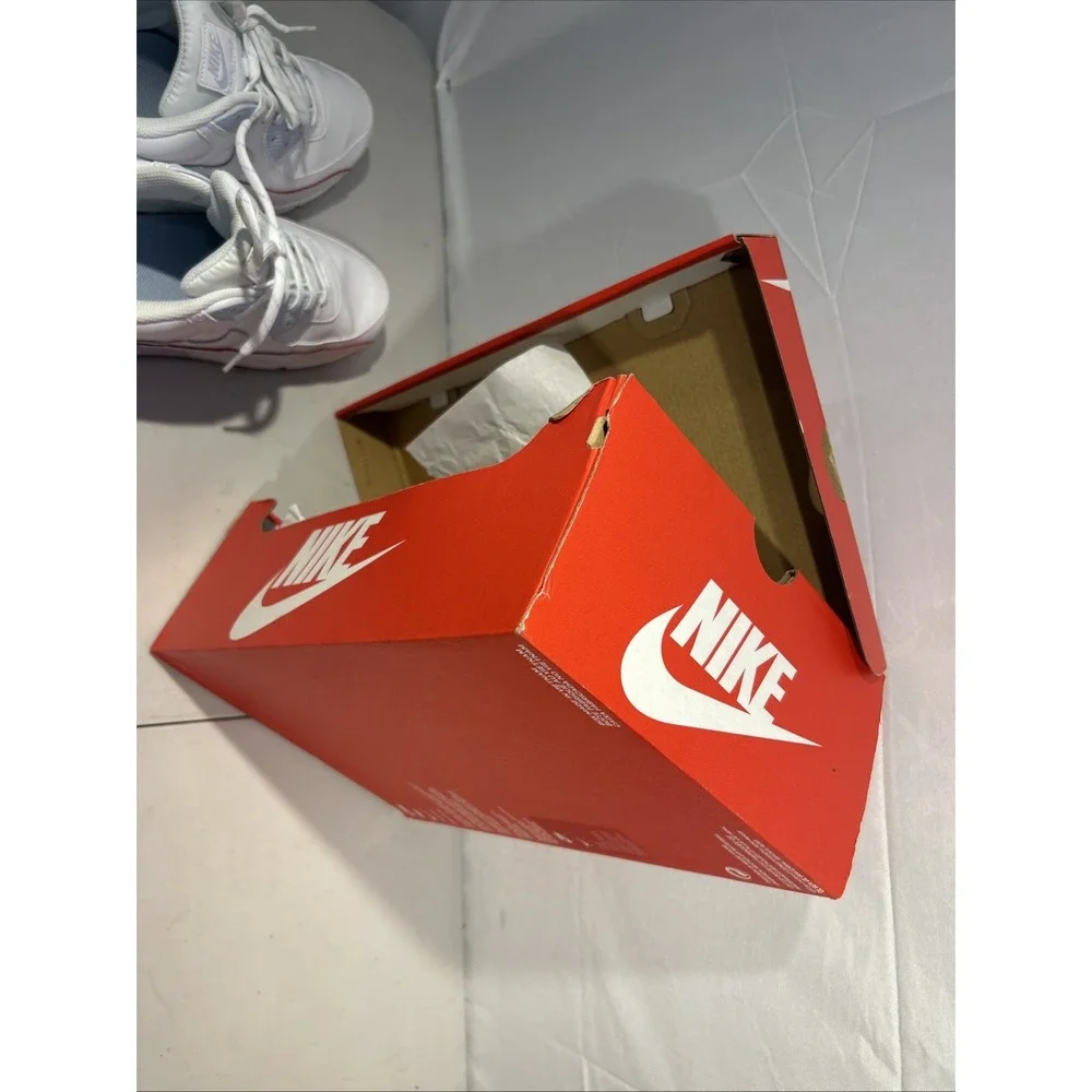 Nike Air Max 90 DIY Flare CW5569-100 - White Hydrogen Blue Bright Crimson 12 US